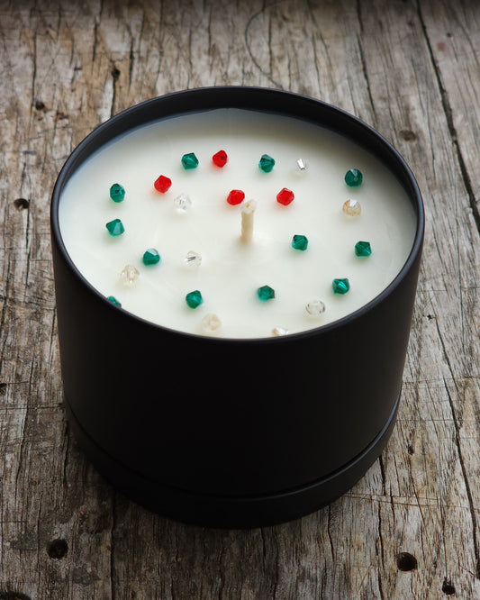 Candy Cane Candle